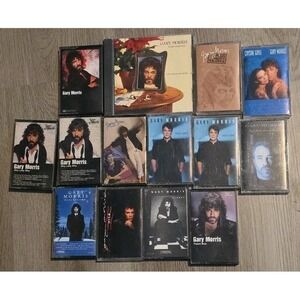 Gary Morris Cassette Tape Lot Of 13 and 1 CD anything goes why lady why faded bl